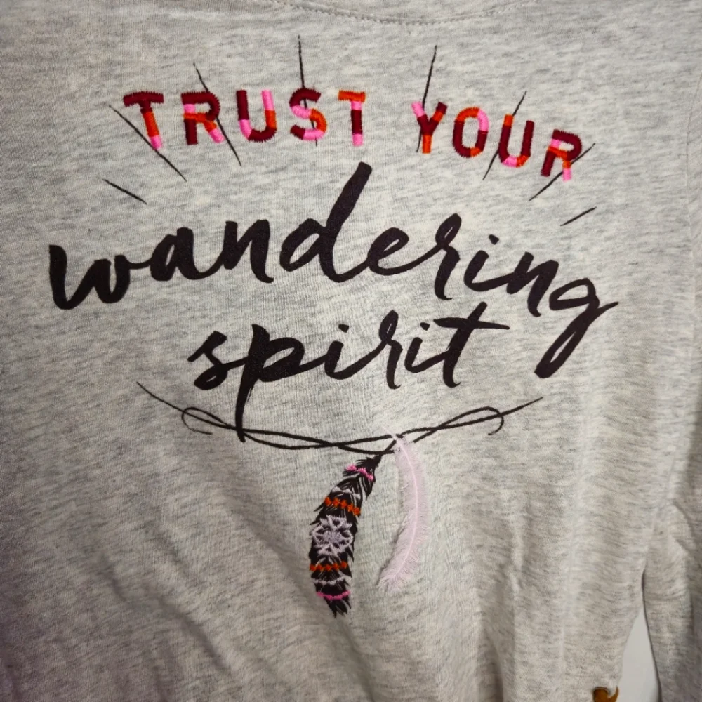 JUSTICE BRAND GIRLS‎ GRAPHIC LONG SLEEVE SIZE 8